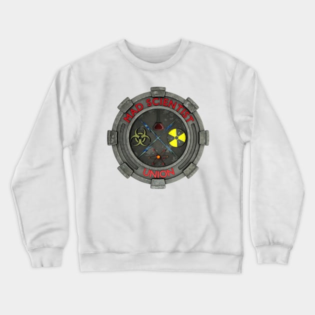 Mad Scientist Union Logo 3D Crewneck Sweatshirt by Packrat